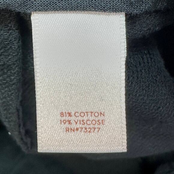 LC Lauren Conrad Paperbag Shorts WMNS Large Black Belted High Rise Cotton Blend - Picture 5 of 9